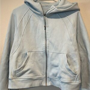 lululemon athletica Sky Blue Zip-Up Hoodie
